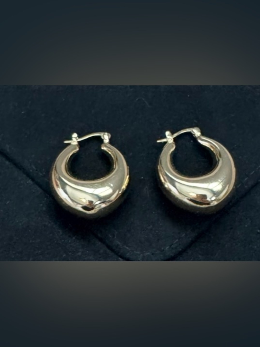 Electric Picks Bowery Gold Chunky Hoop Earrings